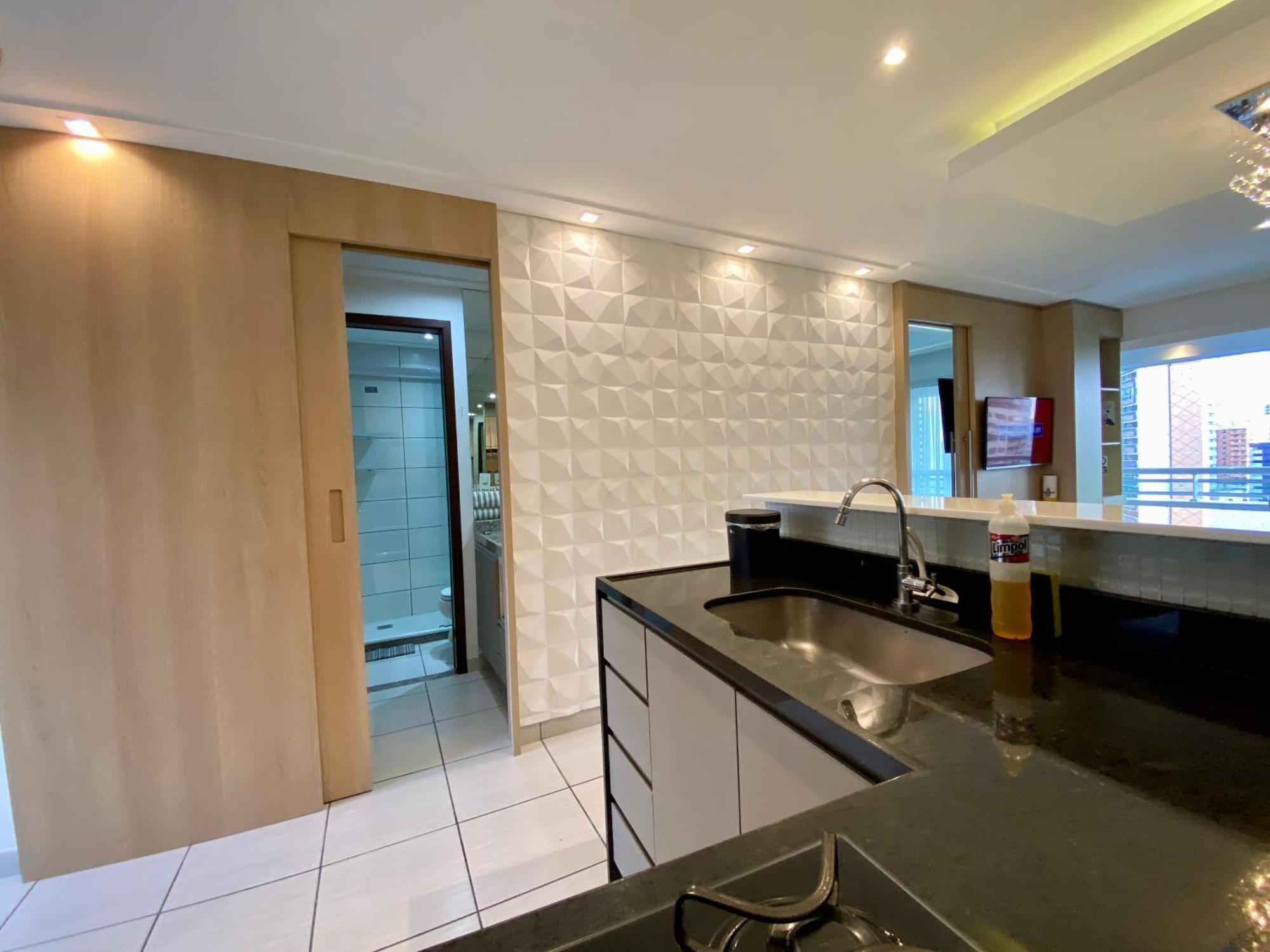 פורטאלזה Apartamento 17º Andar Beira Mar Com 2 Quartos מראה חיצוני תמונה