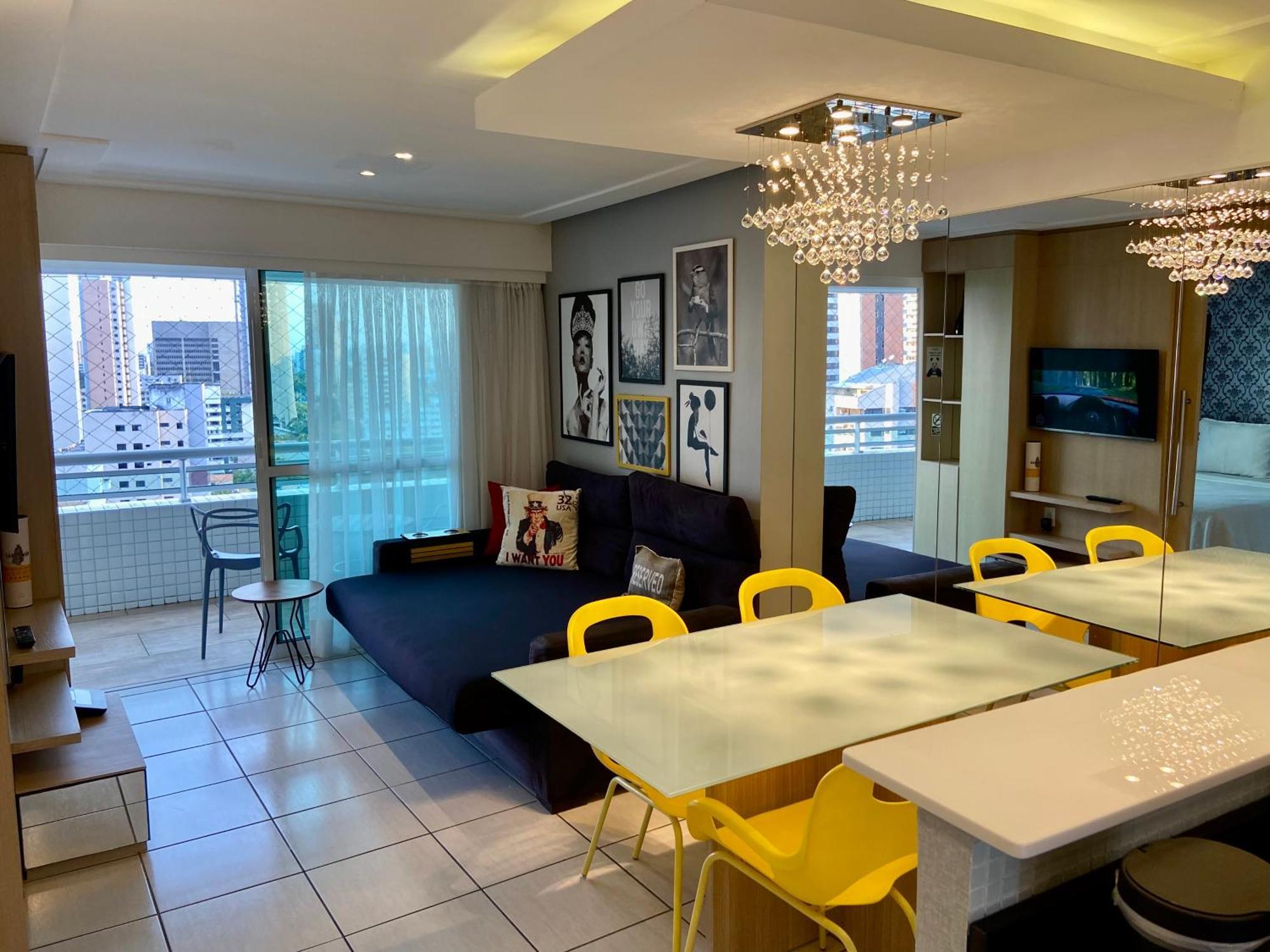 פורטאלזה Apartamento 17º Andar Beira Mar Com 2 Quartos מראה חיצוני תמונה