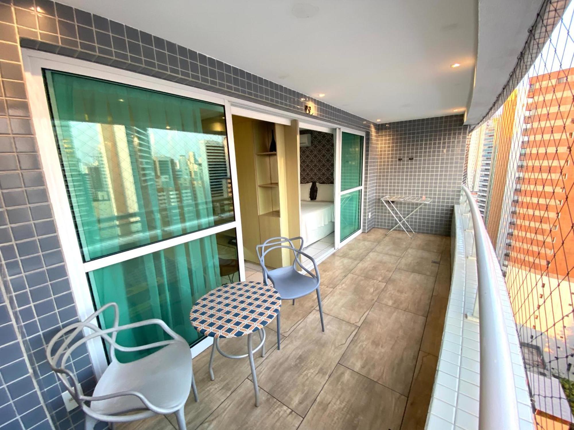 פורטאלזה Apartamento 17º Andar Beira Mar Com 2 Quartos מראה חיצוני תמונה