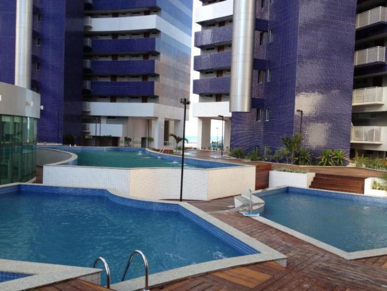 פורטאלזה Apartamento 17º Andar Beira Mar Com 2 Quartos חדר תמונה